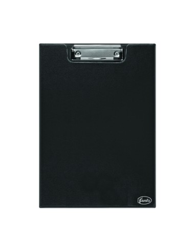 CARPETA CON PINZA SUPERIOR FOROFIS PORTABLOCK A4 NEGRA