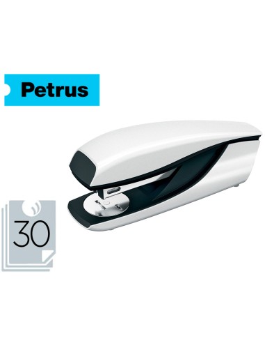 GRAPADORA PETRUS MOD 635 WOW BLANCA PERLA 30 HOJAS