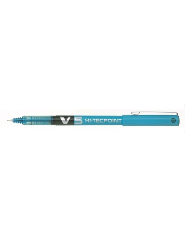 ROTULADOR ROLLER PILOT V5 HI-TECPOINT 0,5 AZUL CLARO