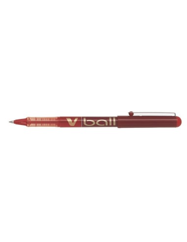 ROTULADOR ROLLER PILOT V-BALL 0,7 ROJO.