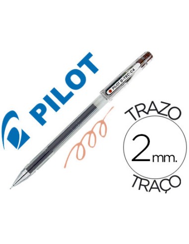 BOLIGRAFO PILOT PUNTA DE AGUJA G-TEC-C4 MARRON