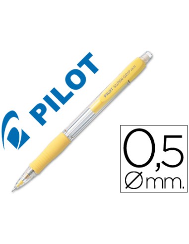 PORTAMINAS PILOT CON MINA DE 0,5mm INCLUIDA COLOR AMARILLO