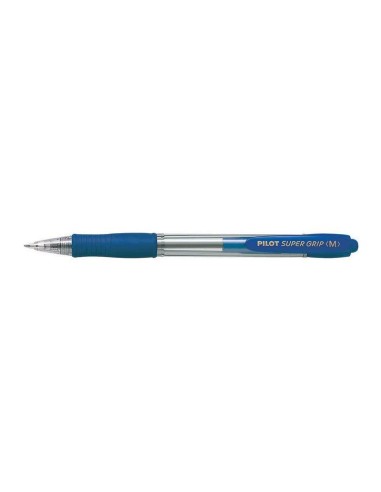 BOLÍGRAFO PILOT SUPER GRIP RETRÁCTIL AZUL.