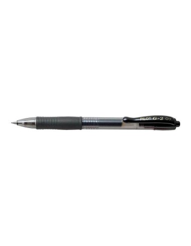 BOLÍGRAFO ROLLER NEGRO PILOT G-25 RETRÁCTIL TINTA LÍQUIDA.