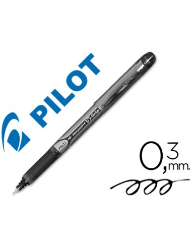 RETOLADOR PILOT PUNTA FINA COLOR NEGRO TRAZO 0,3mm