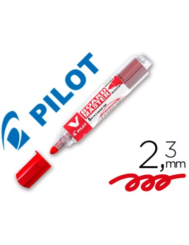 ROTULADOR PILOT ROJO RECARGABLE, TRAÇ DE 2,3 MM