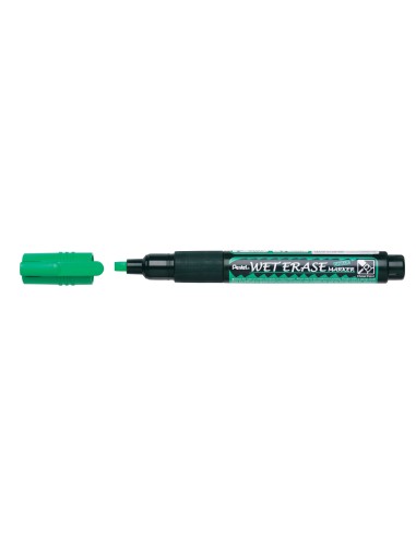 ROTULADOR TIZA LIQUIDA WET ERASE VERDE P.BISELADA