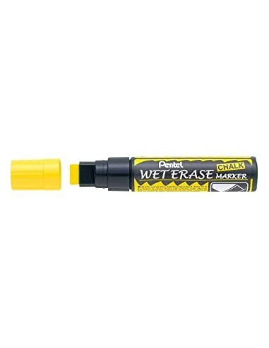 ROTULADOR TIZA LIQUIDA WET ERASE JUMBO AMARILLO P.BISELADA