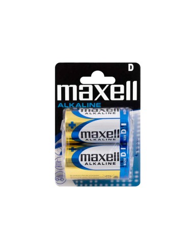 PILAS MAXELL ALCALINAS D LR20 2 UDS.