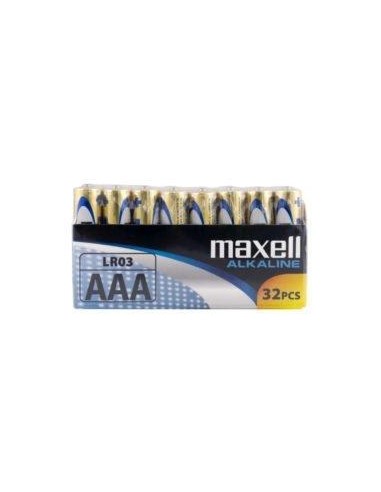 PILES MAXELL ALCALINAS AAA LR03 32 UTS.