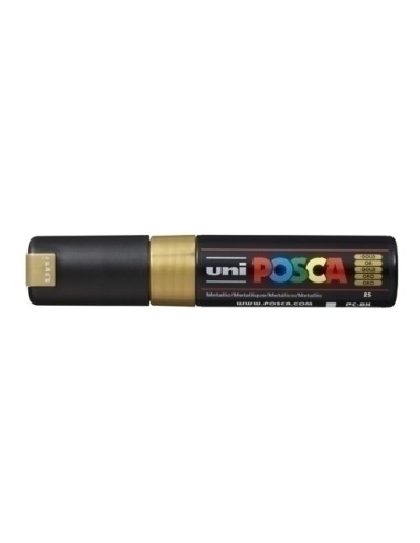 ROTULADOR UNI POSCA PC8K ORO METALIZADO 8.0MM