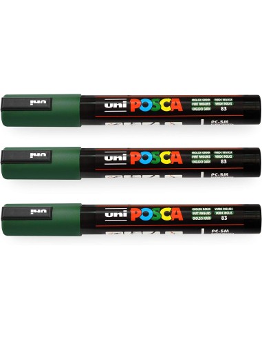 ROTULADOR UNI POSCA PC-5M VERDE INGLÉS UNI