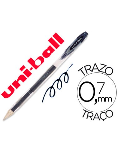 BOLIGRAFO UNIBALL SIGNO GEL 0.7 NEGRO UM-120