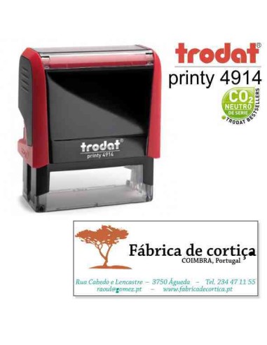 SELLO TRODAT PRINTY 4914 MONOCOLOR 63x25mm.