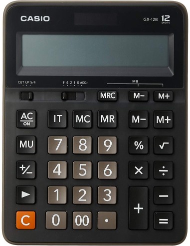 CALCULADORA DE SOBREMESA 12 DIGITOS GRANDES SOLAR CASIO