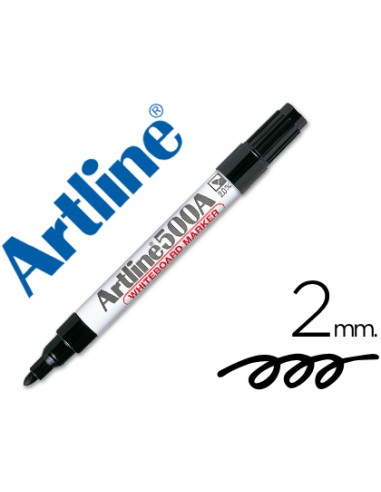 ROTULADOR ARTLINE NEGRO CON PUNTA REDONDA I UN TRAZO DE 2mm