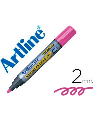 ROTULADOR ARTLINE ROSA PARA PIZARRA CON TRAZO DE 2mm