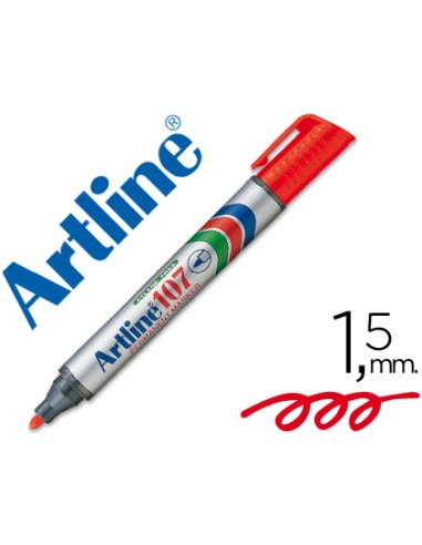 ROTULADOR PERMANENTE ARTLINE ROJO TRAZO DE 1,5mm