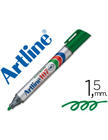 ROTULADOR PERMANENTE ARTLINE VERDE TRAZO DE 1,5mm