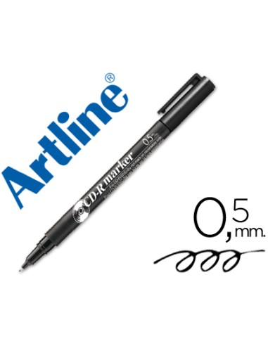 ROTULADOR ARTLINE NEGRO PARA CDS