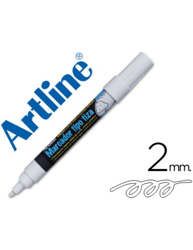 ROTULADOR ARTLINE TIZA LIQUIDA BLANCO 2MM