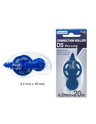 CORRECTOR CINTA PLUS DS EXTRA LONG 4.2MM x 20MT XL