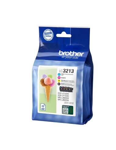 CARTUCHO BROTHER LC3213VAL PACK 4 COLORES