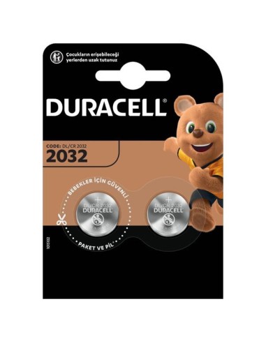 PILA DURACELL CR2032 BOTÓN 3V