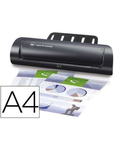 PLASTIFICADORA A4 INSPIRE, PARA FUNDAS DE 80 MICRAS