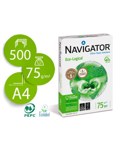 PAPEL NAVIGATOR 75 GR. ECO-LOGICAL A4 P.500