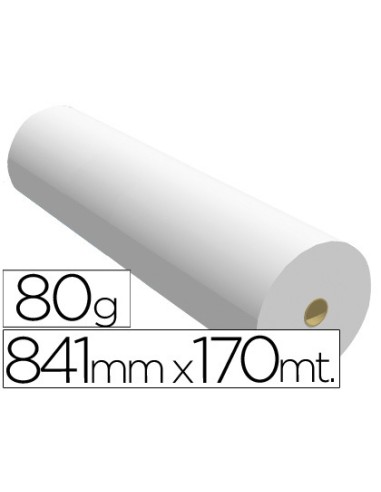 PAPEL REPROGRAFIA PARA PLANOS 841MMx170MT 80GR NAVIGATOR