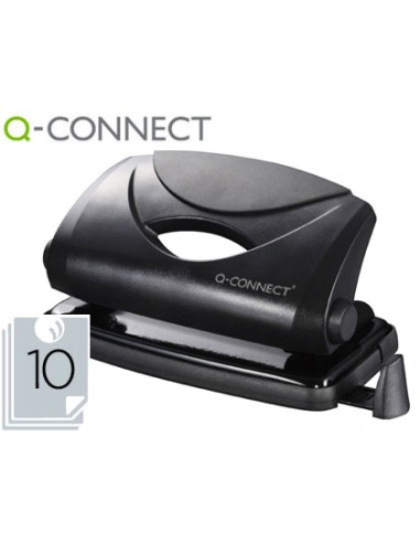 TALADRADOR NEGRO Q-CONNECT CON CAPACIDAD DE TALADRO DE 10H