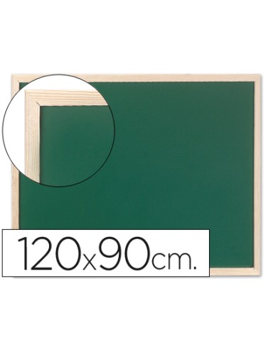 PIZARRA VERDE LACADA, MARCO DE MADERA SIN REPISA 120x90cm