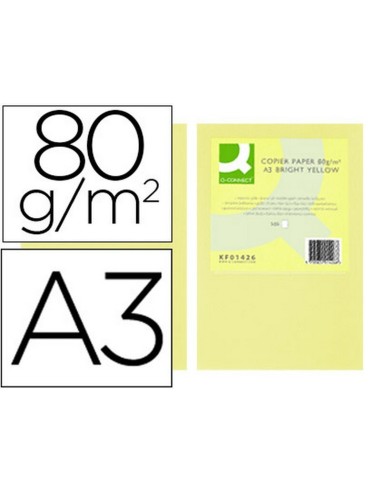 PAPEL COLOR CHAMPAGNE 80GR DIN A3 P.500 Q-CONNECT