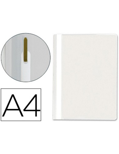 CARPETA DOSSIER FASTENER PLASTICO BLANCO A4 Q-CONNECT