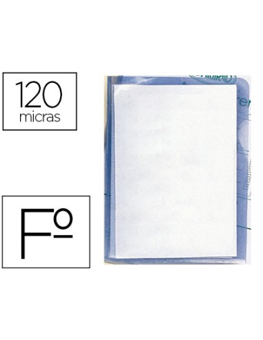 DOSSIER UÑERO Q-CONNECT FOLIO 120 MICRAS TRANSPARENTE