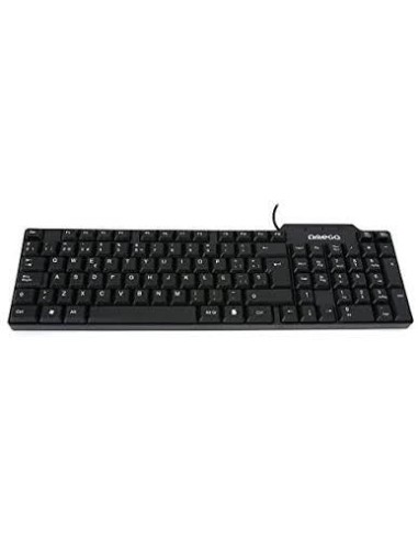 TECLADO CON CABLE OMEGA USB OK05TES NEGR0