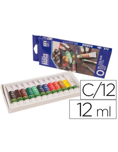 PINTURA AL ÓLEO ARTIST 12 COLORES DIFERENTES TUBOS DE 12 ML