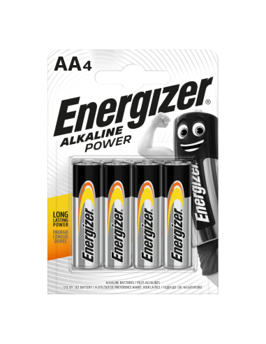 PILA ENERGIZER ALCALINA POWER AA LR06 4 UD.