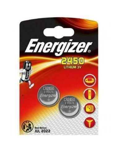 PILA ENERGIZER BOTÓN CR2450 3V PACK 2 UDS.