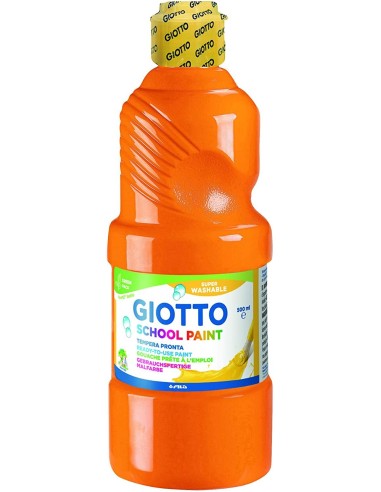 TEMPERA ESCOLAR NARANJA 500ML GIOTTO **PRECIO LIQUIDACIÓN