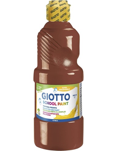 TEMPERA ESCOLAR MARRÓN 500ML GIOTTO **PRECIO LIQUIDACIÓN