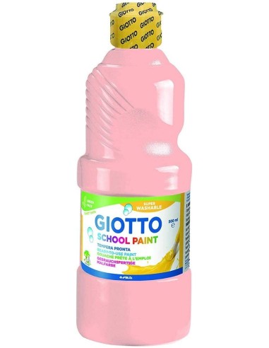 TEMPERA LIQUIDA ESCOLAR CARNE 500ML GIOTTO **LIQUIDACIÓN