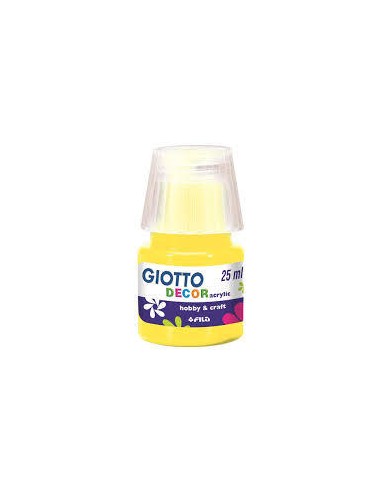 PINTURA ACRÍLICA GIOTTO AMARILLA 25ML