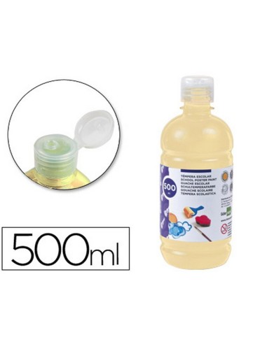 TÉMPERA LÍQUIDA LIDERPAPEL ESCOLAR 500 ML COLOR CARNE