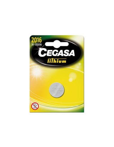 PILA CEGASA BOTÓN BLISTER 1 CR2016 3V LITHIUM HIGH POWER