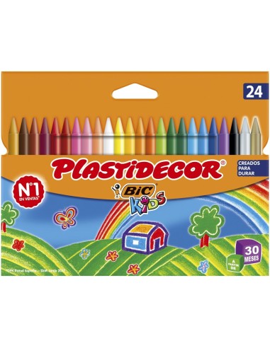 PLASTIDECOR KIDS 24 COLORES