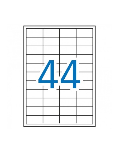 ETIQUETAS APLI 48,5x25,4 ADHESIVAS R.1285 (P.100)