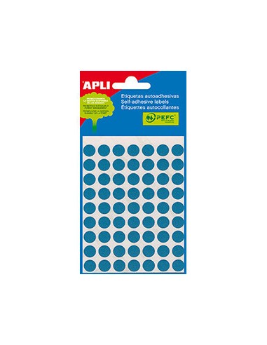 BLISTER GOMETS 10MM AZULES APLI 315UT.