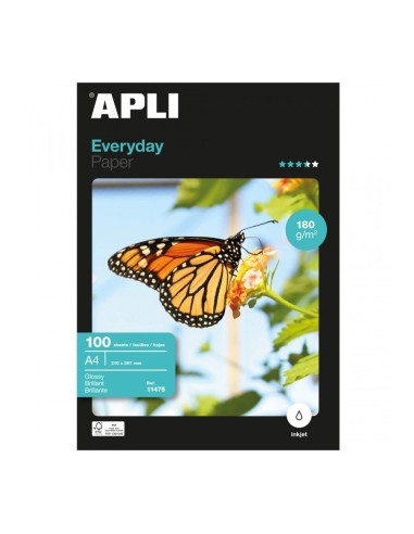 PAPEL FOTOGRAFICO APLI EVERYDAY 180GR (P.100)